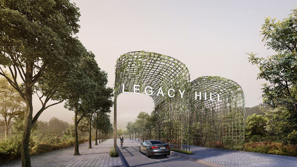 thiết kế cổng Legacy Hill